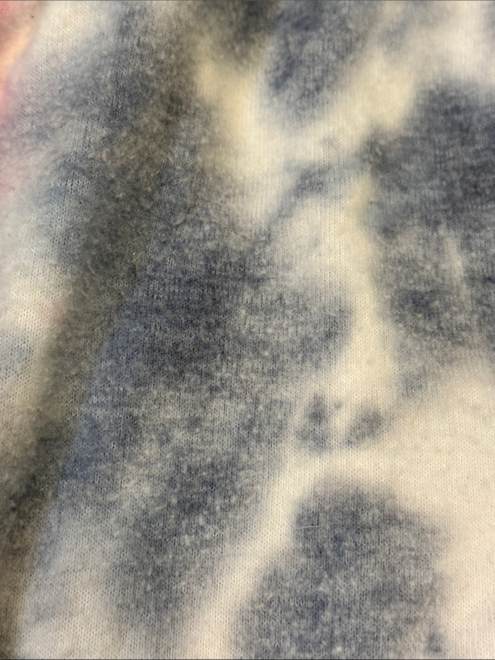 Women’s joggers - Tie-Dye Fleece Jogger Pants - Pink & Gray size medium - Picture 5 of 10